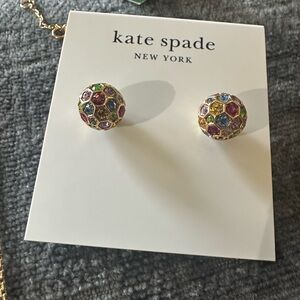 Kate Spade Multicolor Stud Earrings On The Ball